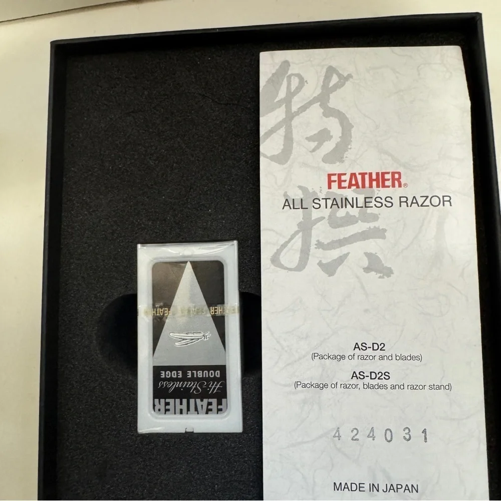 Feather All Stainless Razor D2 Vintage